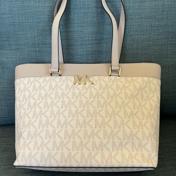 NWT MICHAEL KORS FLORENCE TOP ZIP LARGE TOTE HANDBAG - Picture 12 of 12